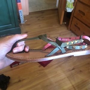 Valentino Garavani thong ankle wrap sandal